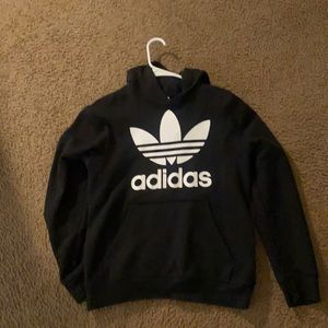 Addidas black hoodie men's size small